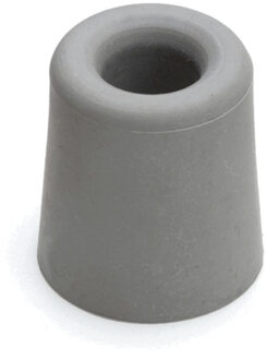 Deurstopper - grijs - rubber - 6 x 4 cm - vloermodel - deurbuffer