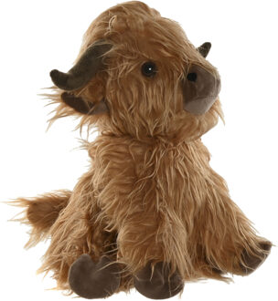 Deurstopper Schotse hooglander koe - 1,5 kilo - lichtbruin - 29 cm