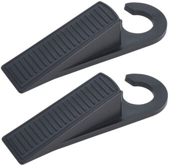 Deurstoppers - 2 stuks - deurwig - kunststof - 12,5 cm