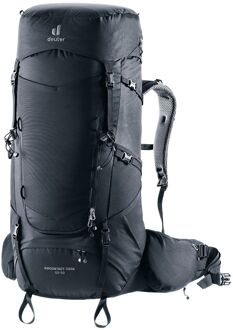 Deuter Aircontact Core 60+10 black backpack Zwart - H 82 x B 32 x D 26 cm