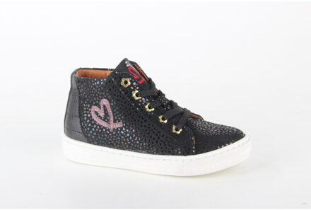 Develab 42666-929 meisjes veterboots - maat 32 Zwart