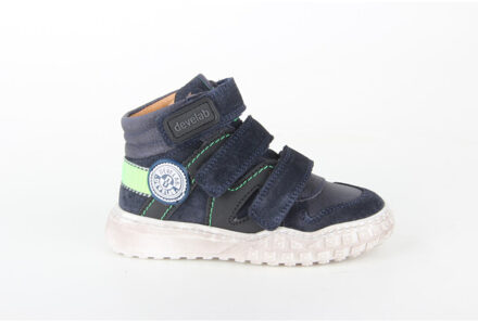 Develab 45689-632 jongens klittenbandboots - maat 28 Blauw
