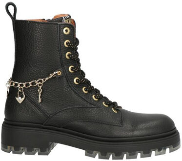 Develab Bikerboot zwart laces - 39