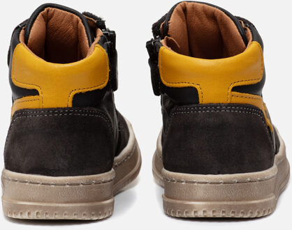 Develab Mid Cut Sneakers zwart Leer - 25,26,27,31