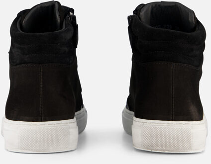 Develab Mid Cut Sneakers zwart Leer - 35,37,38,39