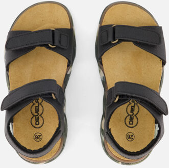 Develab Sandalen zwart Imitatieleer - 21,22,23,24,25,26