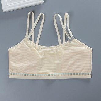 Developmental Zomer Netto Garen Dunne Gedeelte Ademend Dubbele Laag Katoen Anti-Bump Kleine Vest Meisje Beha 8-18 2