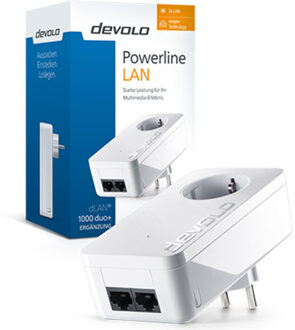 Devolo dLAN 1000 duo+ Geen wifi 1000 Mbps Uitbreiding