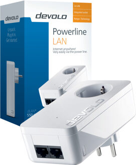 Devolo dLAN 550 Duo+ Geen WiFi 500 Mbps (uitbreiding)