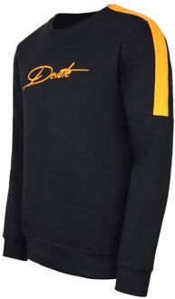 Devote Londen Baldwin Heren Zwart/Oranje Trui - maat XS