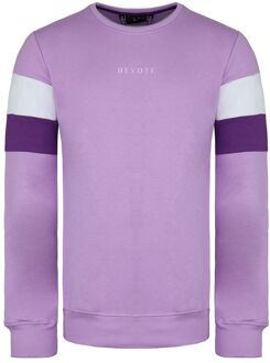 Devote Londen Cante Heren Lila/Paarse Sweater - XS