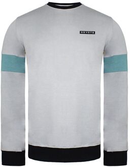 Devote Londen Clayton Heren Grijs/Taling Trui - maat S Veelkleurig