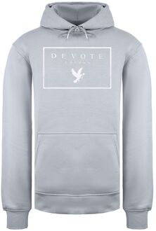 Devote Londen Heren Blauw/Wit Hoodie - maat