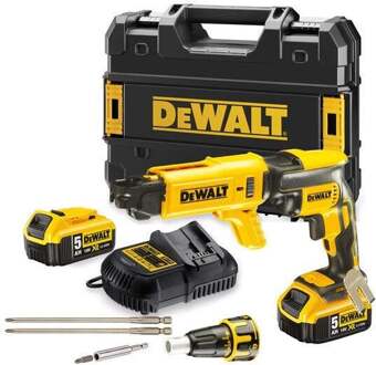 DeWalt Accu-bandschroefmachine Inclusief 2 accu's en koffer