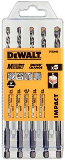 DeWalt Borenset Dt60099-qz Impact Universeel 5-delig