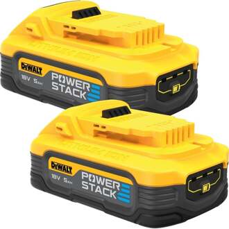 DeWalt DCBP518H2-XJ | Accu | Powerstack - Twin pack | 18V XR | 5.0Ah - DCBP518H2-XJ