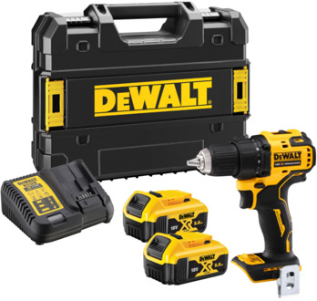 DeWalt DCD708P2T | Compacte Schroef-/boormachine | 18V XR | Brushless | 2x 5.0Ah | in TSTAK - DCD708P2T-QW