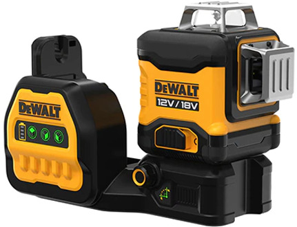DeWalt DCE089NG18 | Kruislijnlaser | Groen | 12/18V | 3x360° | Excl. accu en lader - DCE089NG18-XJ