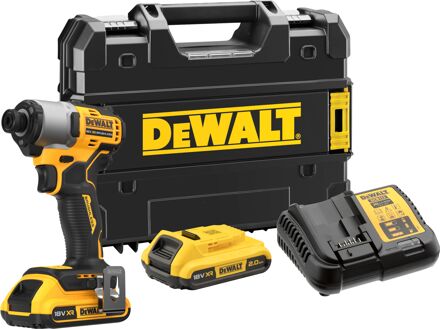 DeWalt DCF840D2T-QW - 18V XR Brushless Slagschroevendraaier | 2x 2.0Ah | in TSTAK - DCF840D2T-QW
