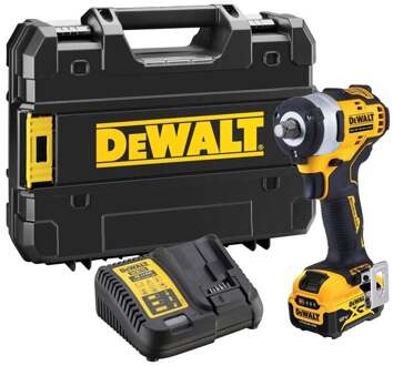 DeWalt DCF901P1 Accu Slagmoersleutel | 12V | XR | Set | 1x 5.0 Ah + lader | In T-Stak - DCF901P1-QW