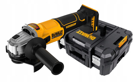 DeWalt DCG407NT-XJ 18V XR Accu Haakse Slijper | 125mm | Schuifschakelaar | Zonder accu's en lader in TSTAK - DCG407NT-XJ