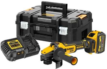 DeWalt DCG409VST1 | 18V XR FLEXVOLT Advantage | 125mm | Accu Haakse slijper | 1x 6.0Ah accu | in TSTAK koffer - DCG409VST1-QW