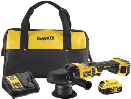 DeWalt DCM848P2 | Haakse Polijstmachine | 18V XR Brushless | 125-180MM | 2X 5.0AH in Draagtas - DCM848P2-QW