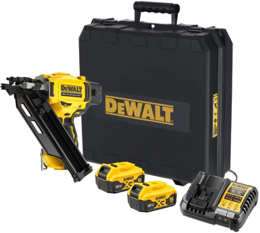 DeWalt DCN930P2 Accu constructie tacker enkelshot + bumpfire 18V XR 5.0Ah in koffer - DCN930P2-QW
