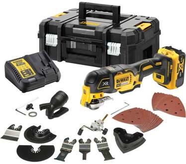 DeWalt DCS356P1 Oscillerende multitool | 18V | 5.0Ah | Li-Ion in TSTAK - Geleverd met 1 accu - DCS356P1