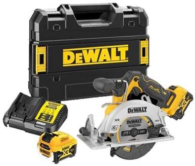 DeWalt DCS512P2 Accu cirkelzaag | 140mm | 12V | 2 x 5.0Ah Li-Ion en lader | In T-Stak koffer - DCS512P2-QW