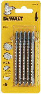 DeWalt Decoupeerzaagblad Universeel Dt2165-qz - 100mm - Fijn - Hcs - 5 Stuks