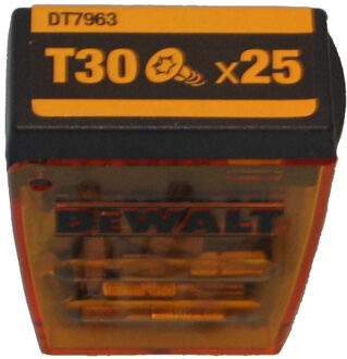DeWalt Dewa Tic Tac Box Torx Bits T30 Set 25tlg