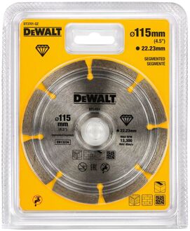DeWalt Diamantschijf Dt3701-qz - Universeel - 115x22,23mm - Gesegmenteerd