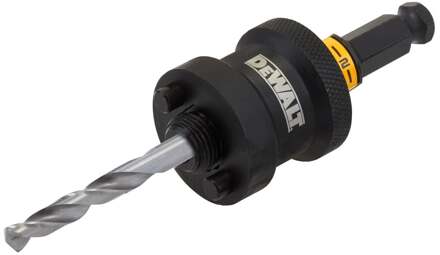 DeWalt DT20625-QZ Quick Connect Adapter | 1/2'' | Voor 32-210 mm Gatzagen | met Multimaterial Centreerboor - DT20625-QZ