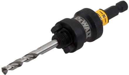 DeWalt DT20626-QZ Quick Connect Adapter | 3/8'' | Voor 14-30 mm Gatzagen | met Multimaterial Centreerboor - DT20626-QZ