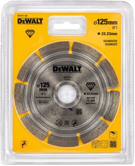 DeWalt DT3711 Diamantdoorslijpschijf - 125 x 22,23 x 1,8mm - beton - steen