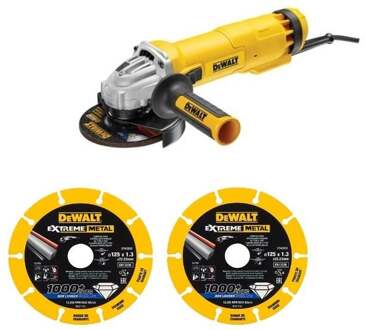 DeWalt DT40252SET - Haakse slijper | Set | 2x DT40252-QZ en DWE4207-QS - DT40252SET