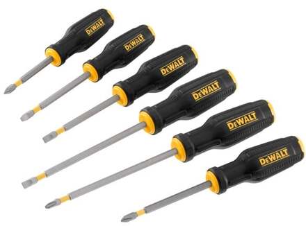 DeWalt DWHT0-62056 | SCHROEVENDRAAIERSET | VOLLEDIGE PASVORM | 6-DELIGE - DWHT0-62056