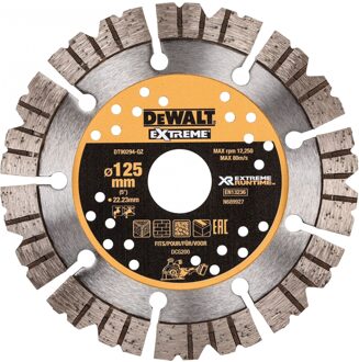 DeWalt Extreme Diamantblad Dt90294-qz Voor Sleuvenfrees Ø125mm