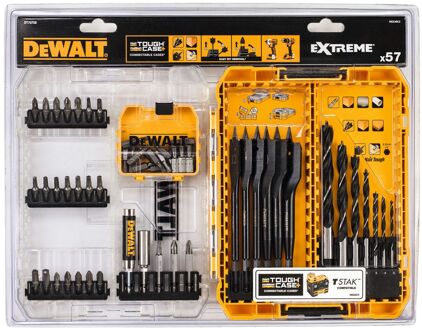 DeWalt Extreme Schroefbit- En Borenset Dt70758-qz Hout 57-delig