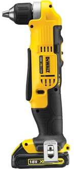 DeWalt Haakse boormachine XR 18V 1 x 1.5AH XR Li-Ion accu lader in koffer DCD740C1-QW