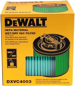 DeWalt Patroonfilter | HEPA | Voor Toolbox Model - DXVC4003