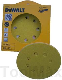 DeWalt Schuurschijf, Ø125mm (D26453), K80 - DT3113-QZ - DT3113-QZ