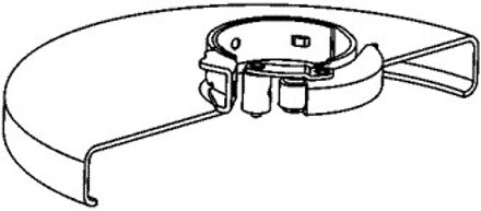 DeWalt Sleutelvrij instelbare beschermkap voor Dewalt 230mm haakse slijpers | N036837 - N036837