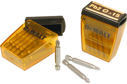 DeWalt Tic Tac Box PH2 Bit Set Bitset