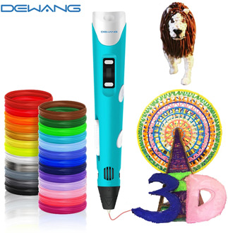 DEWANG 3D Pen 3D Printing Pen with USB Cable Compatible PLA ABS Filament 3D Drawing Pen for Children Birthday Gift DIY Craft