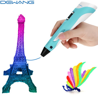 DEWANG 3D Pen for Children 3D Drawing Printing Pen with LCD Screen Compatible PLA ABS Filament toys for kids Birthday Gift Craft