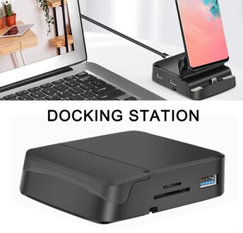 Dex Pad 6 In 1 3.0 Sd Tf Card Pd Bank Accessoires Power Charger Kit 1Pc Type C Voor samsung S20 S10 Hub Docking Station
