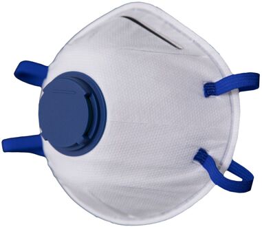 Dexter Ademhalingsbeschermingsmasker - Wit En Blauw - Eén Maat - En149:2001 + A1:2009