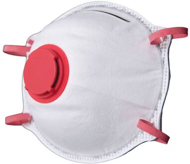 Dexter Ademhalingsmasker - Wit En Rood - Ffp3 - En149:2001 + A1:2009